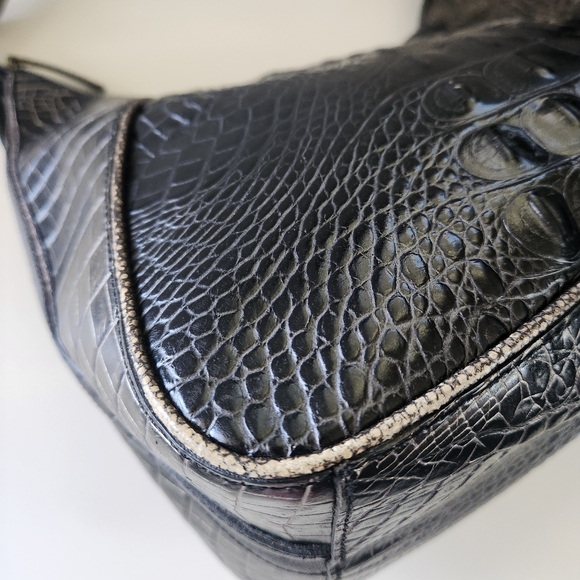 Brahmin Croc Shoulder Bag - Picture 2 of 16